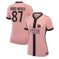 Dres Paris Saint-Germain Joao Neves #87 Rezervni za Žensko 2024-25 Kratak Rukav